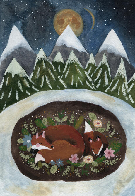 The sleepy forest